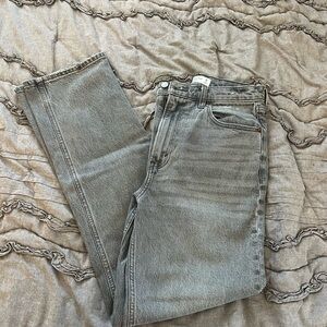 Abercrombie & Fitch Gray Straight Leg Jeans